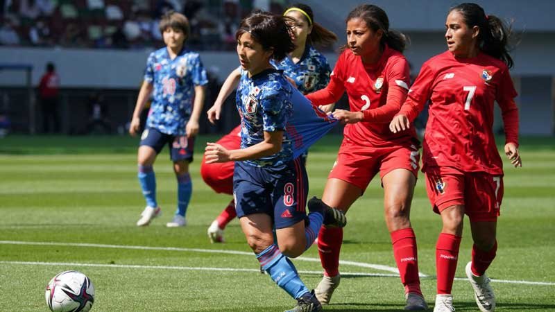 なでしこジャパン、パナマ女子代表からも7点奪取、東京五輪決勝会場で快勝