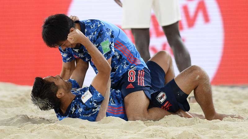 セネガル代表に快勝の日本、ビーチサッカーW杯史上初の決勝進出決める
