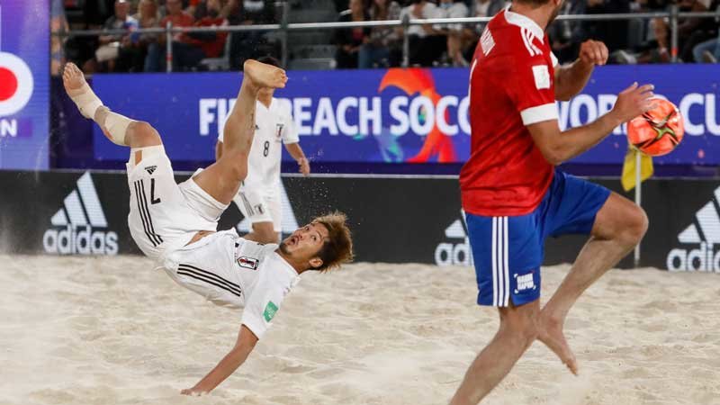 ビーチサッカー日本代表、開催国ロシアの守備崩せず。W杯初優勝逃す