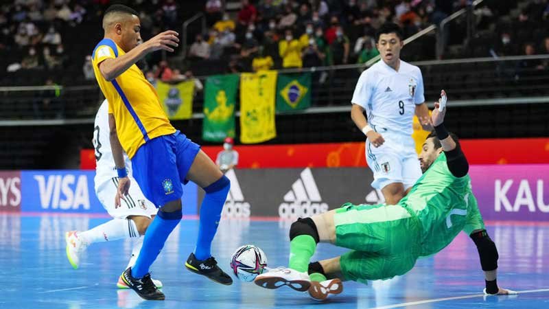 フットサル日本代表、粘り強い守備で食い下がるも王者ブラジルに逆転負けで８強進出はならず