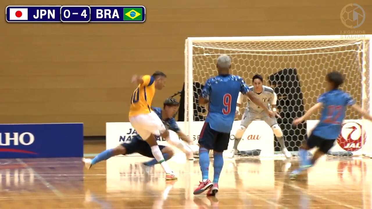 アジアカップ前の腕試し、フットサル日本代表がブラジルに挑戦するも完敗