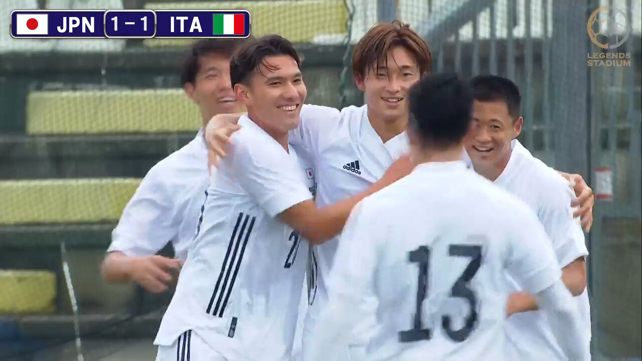 欧州遠征中のU-21日本代表、アウェイでイタリアと1-1ドロー