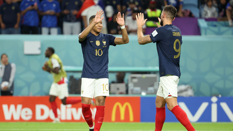 エンパぺ躍動、ジルー２発！ 序盤に失点も、前回王者フランスが貫禄を見せつける【FIFA ワールドカップ 2022 グループD ハイライト動画】