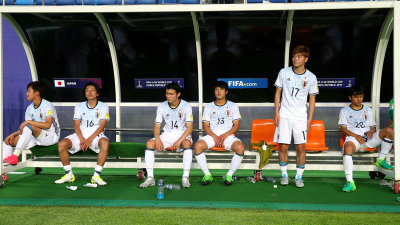U-20日本代表、ベスト１６で終戦。好機活かせず、延長後半にベネズエラのセットプレイ一発に泣く