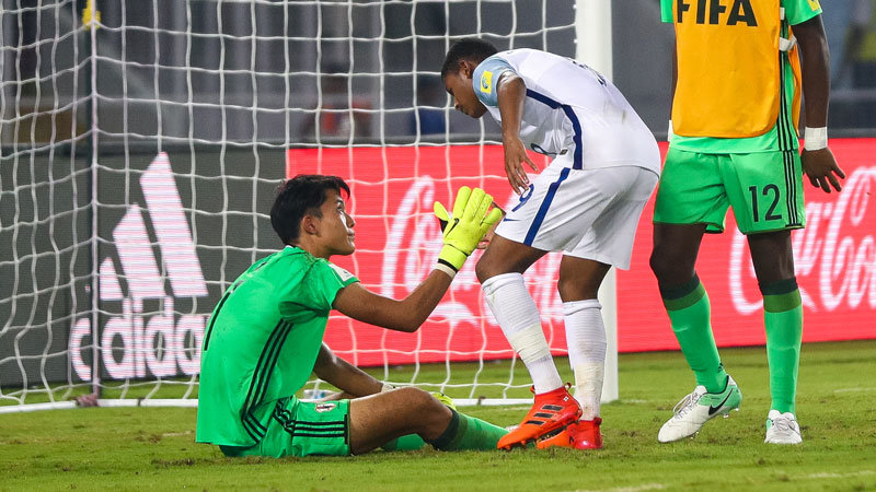 GK谷が攻守連発も...U-17日本代表、イングランドにPK戦で敗れ、ベスト16で夢潰える