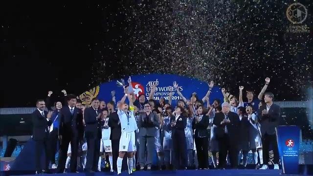 ヤングなでしこ、山本柚月、高橋はなのゴールで朝鮮民主主義人民共和国を下してアジア３連覇、６度目の優勝を飾る
