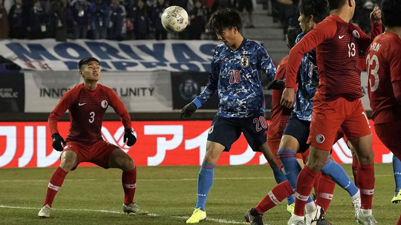 代表デビューのFW小川航基がハットトリック！森保ジャパンが５得点で香港を一蹴、E-1優勝に向けて大きく前進
